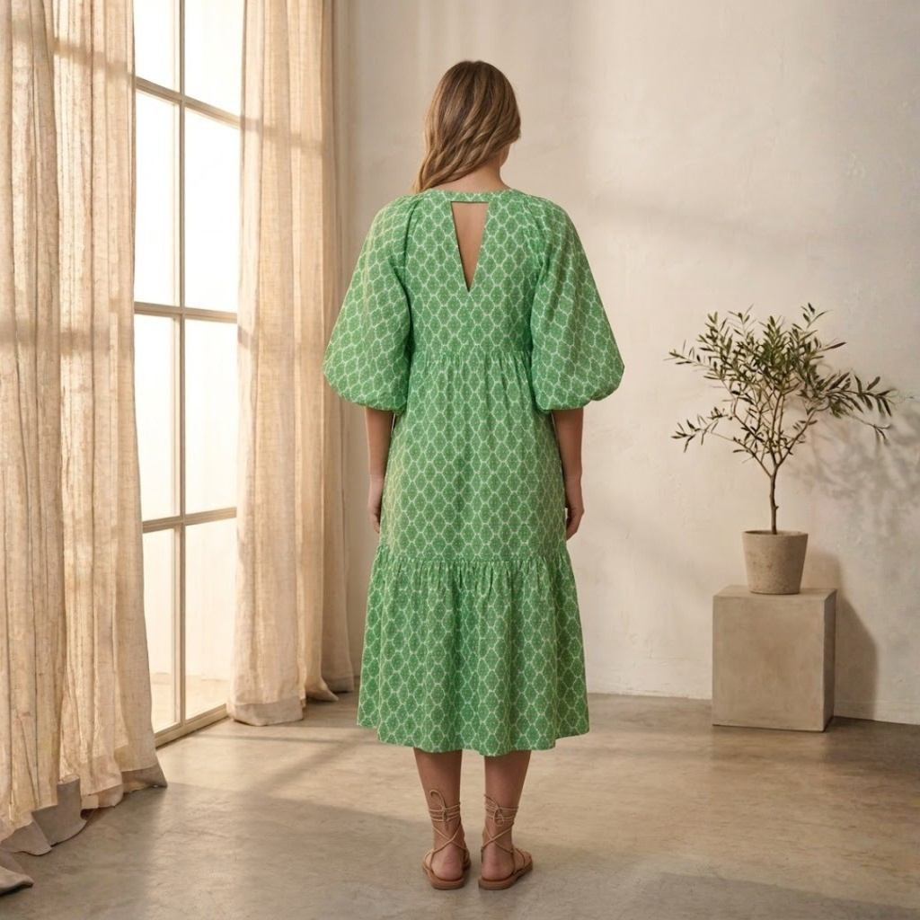 Vestido Midi Esmeralda