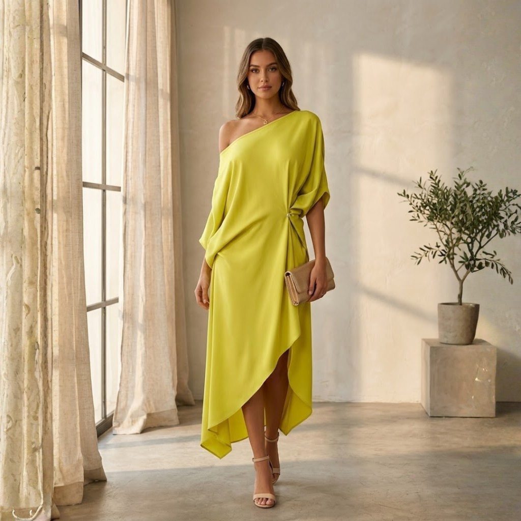 Vestido Asimétrico Midi "Aria"