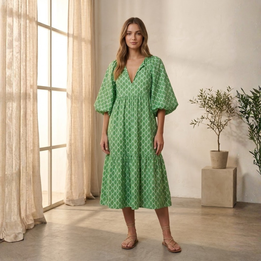 Vestido Midi Esmeralda