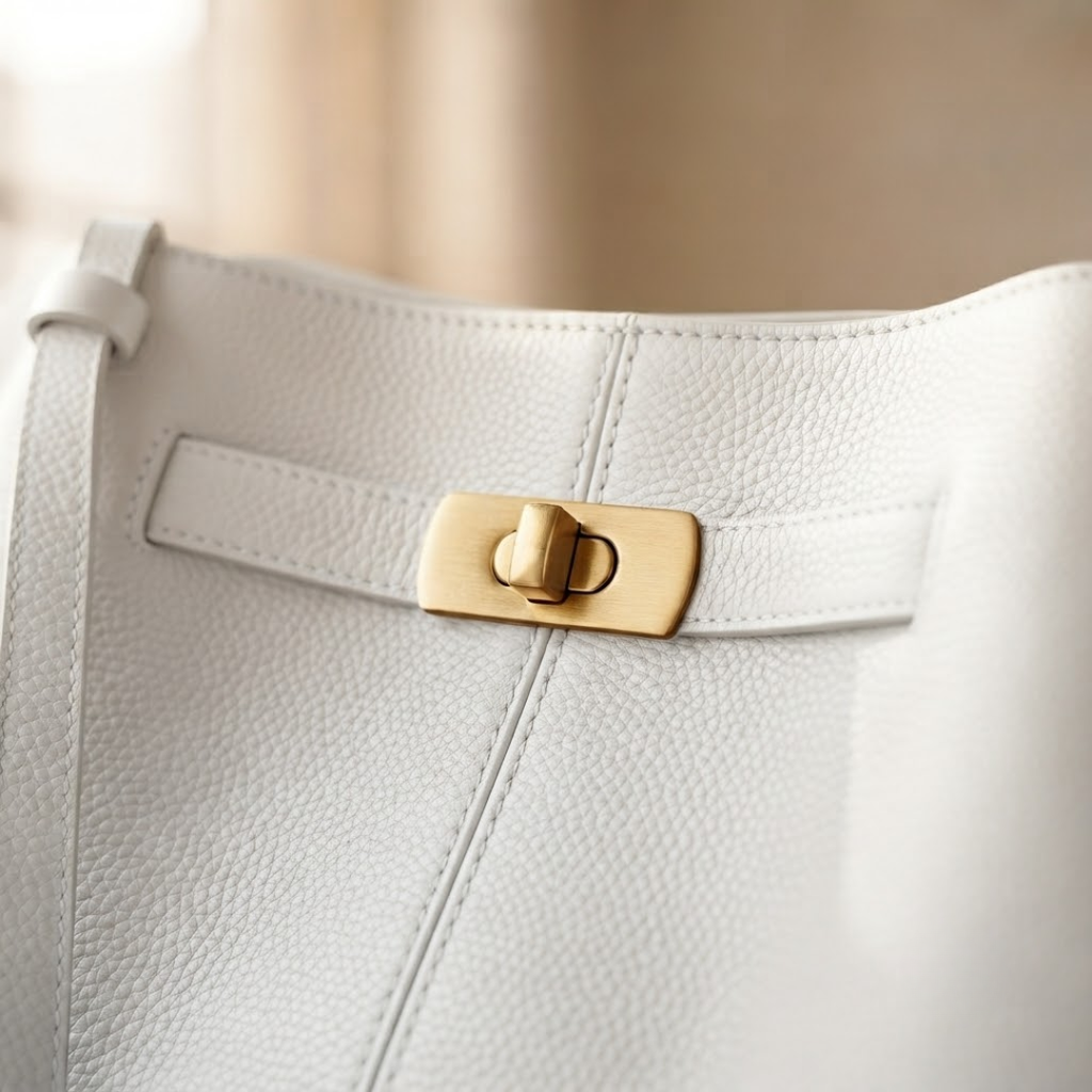 BOLSO SHOPPER DE HOMBRO "ELENA" - CRUDO