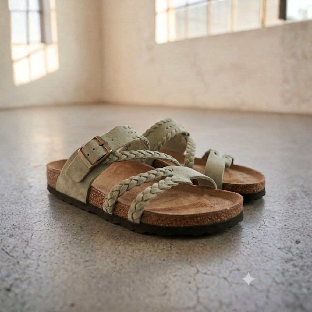 SANDALIAS ANATÓMICAS TRENZADAS "LOLA"