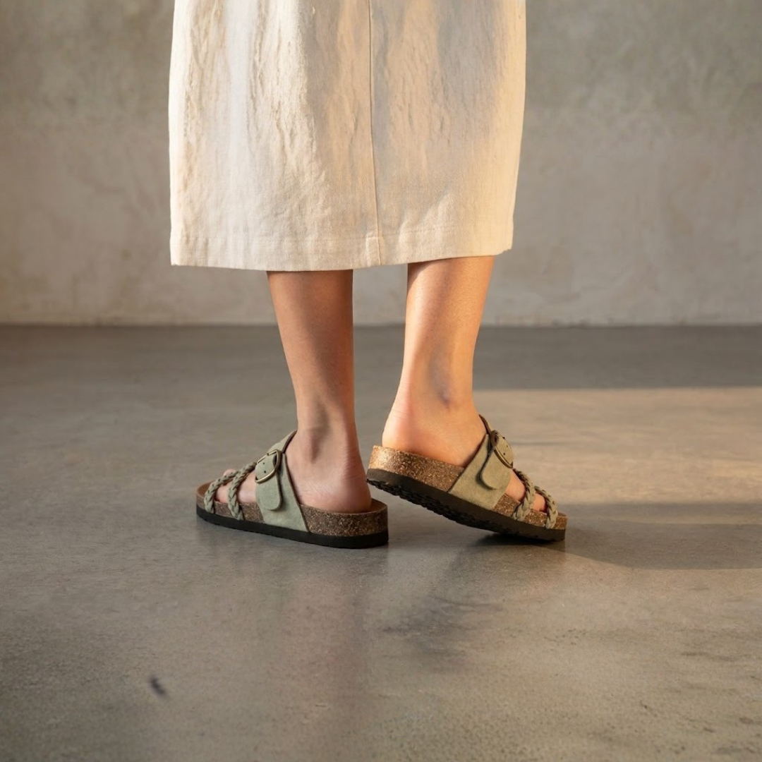 SANDALIAS ANATÓMICAS TRENZADAS "LOLA"