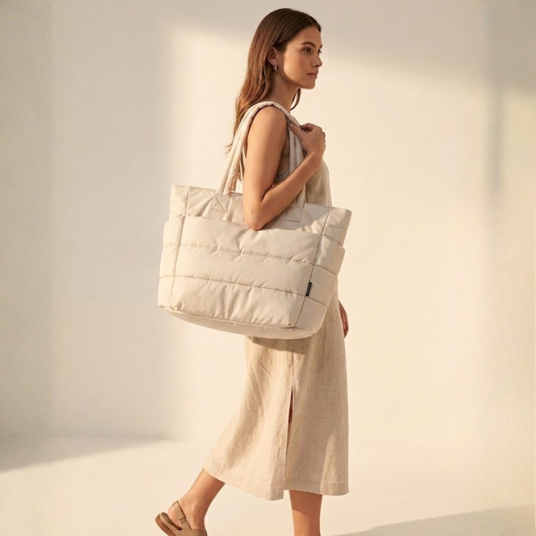 BOLSO TOTE ACOLCHADO URBANO "CHLOE"