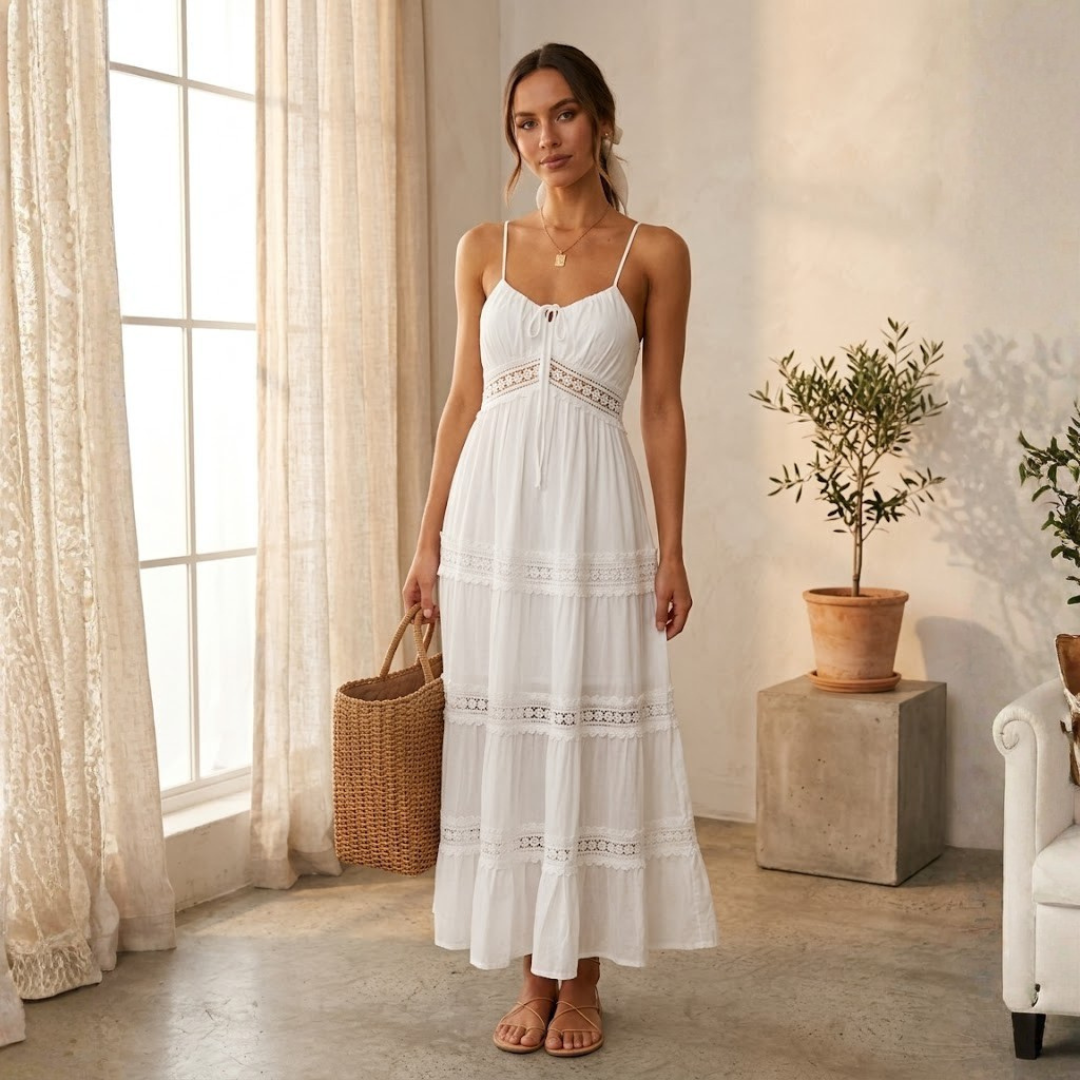 VESTIDO LARGO BOHEMIO "SOL"
