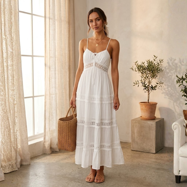 VESTIDO LARGO BOHEMIO "SOL"