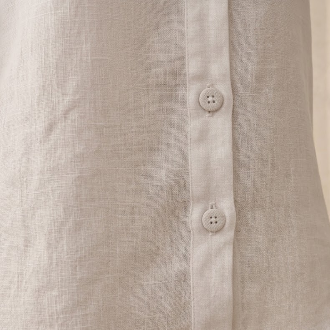 BLUSA TÚNICA DE LINO "ELENA"